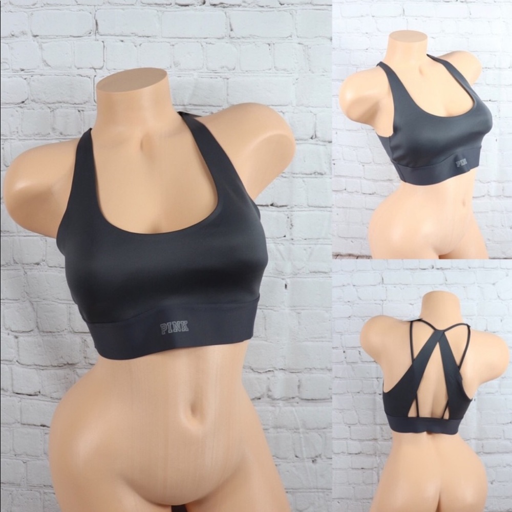 VS Pink Racerback strappy Ultimate Sports Bra